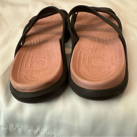 CROCS Women's Sandals in Pink and Brown - Picture 6 of 15